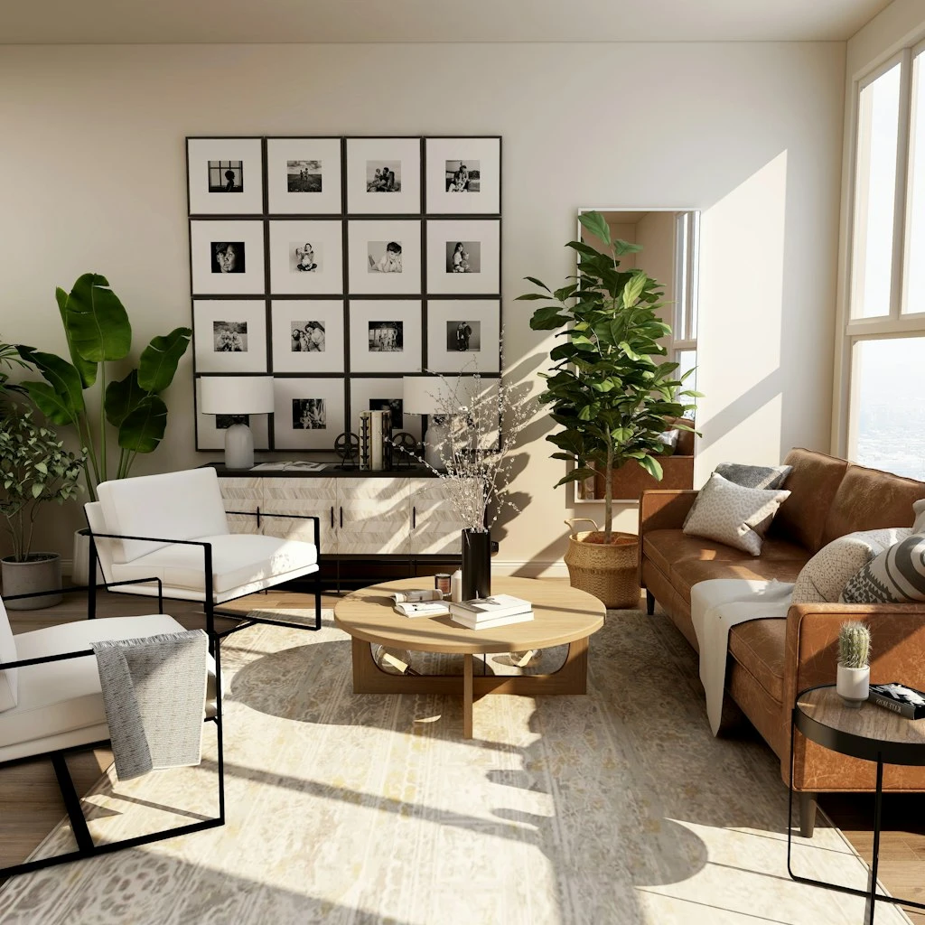 Minimalist Contemporary Living Room
