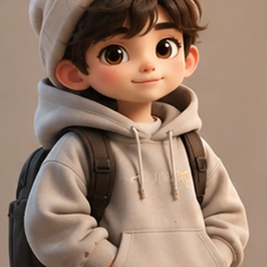 Cozy Backpack Boy