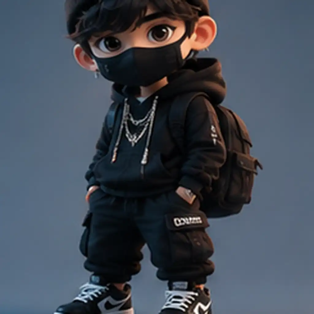 Masked Street Kid