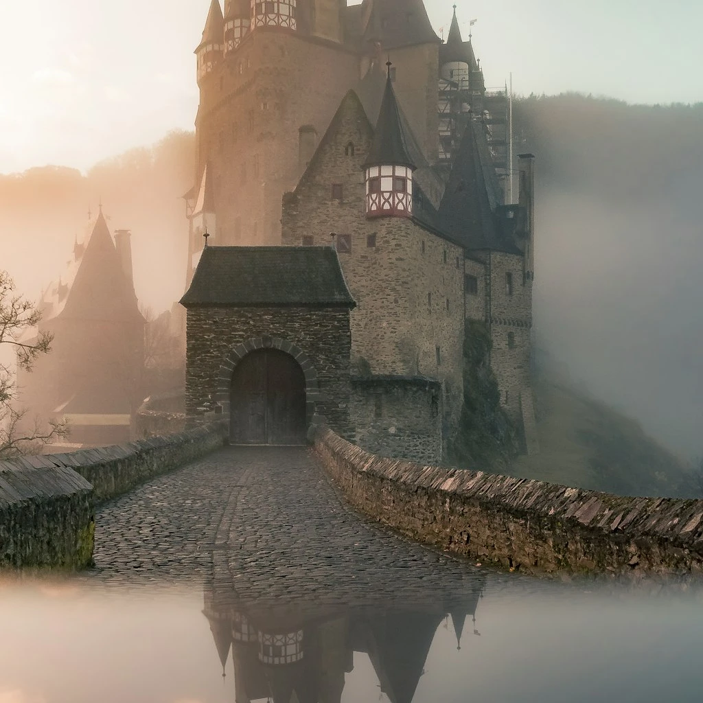 Floating Fantasy Castle in Cloud Citadel