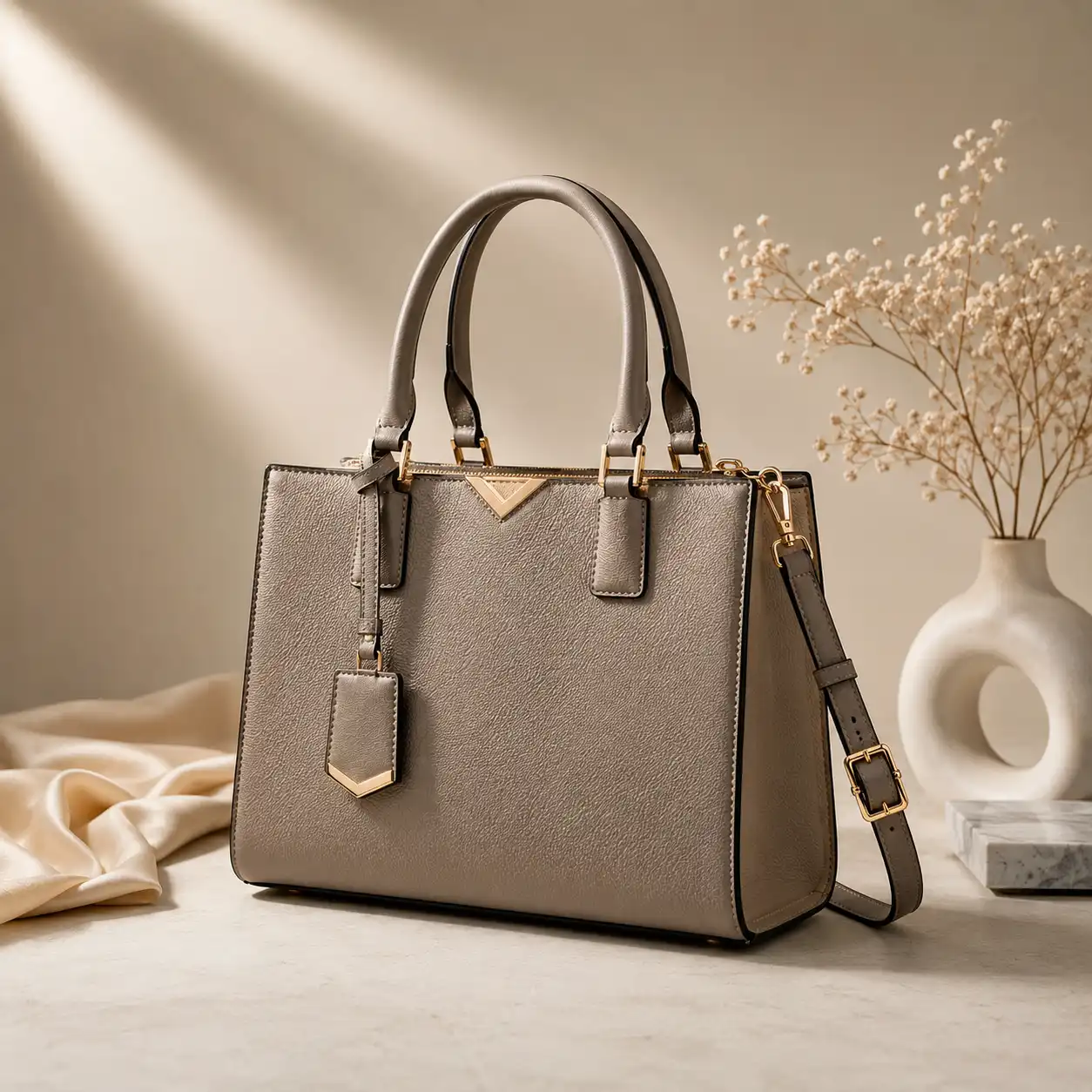 Designer-Style Handbag Product Photography