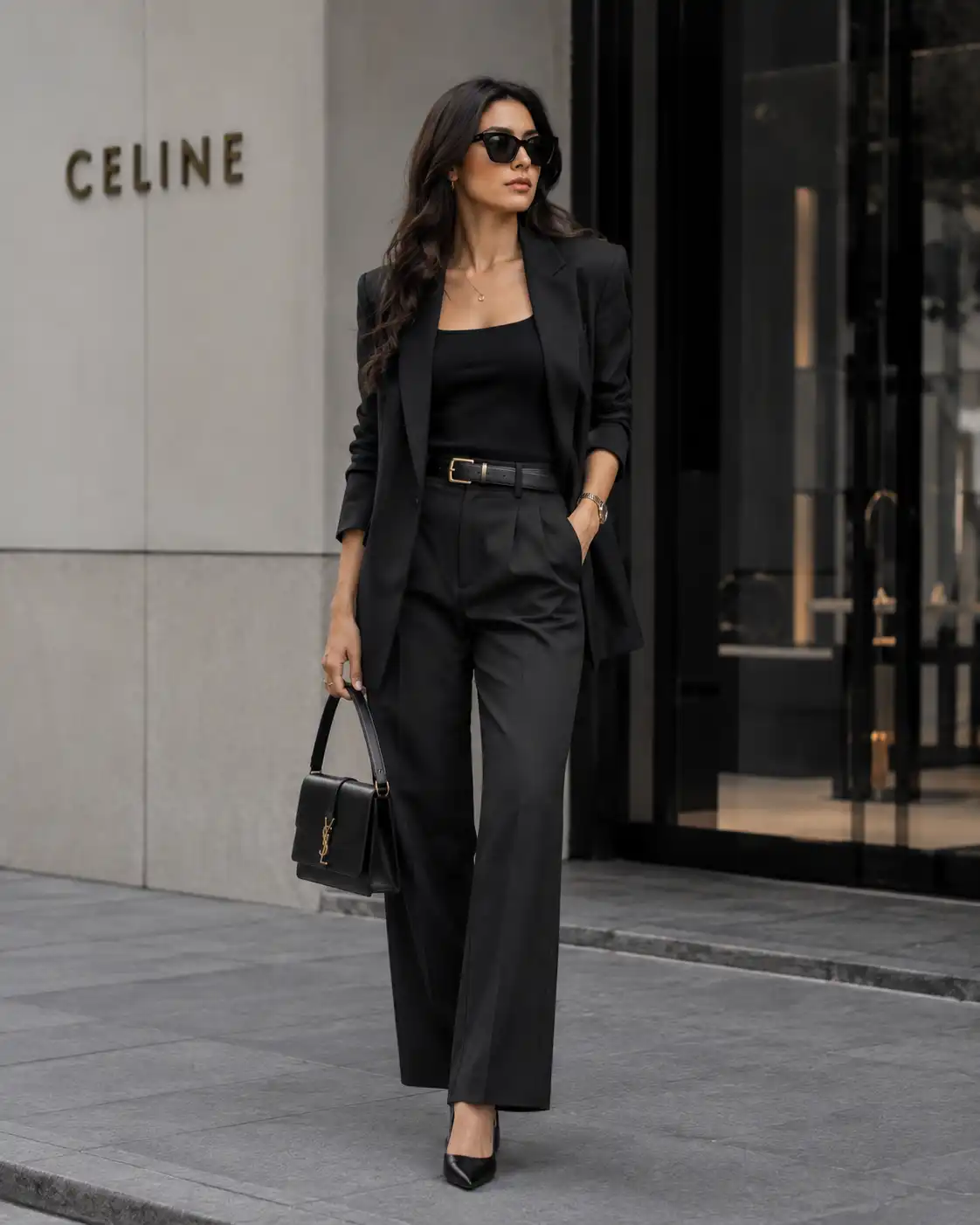 Luxury Monochrome Outfit
