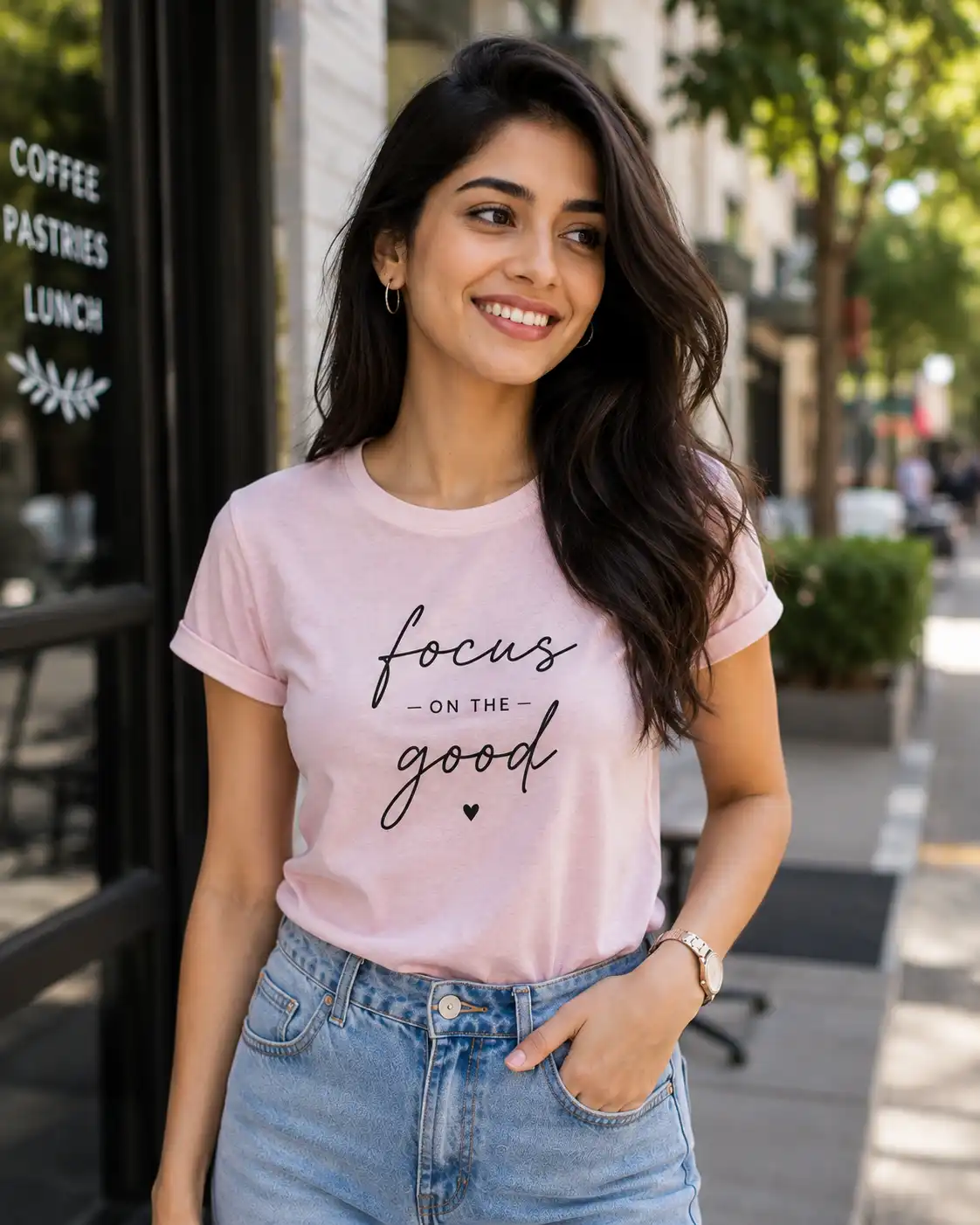 Stylish Pink T-Shirt for Girls