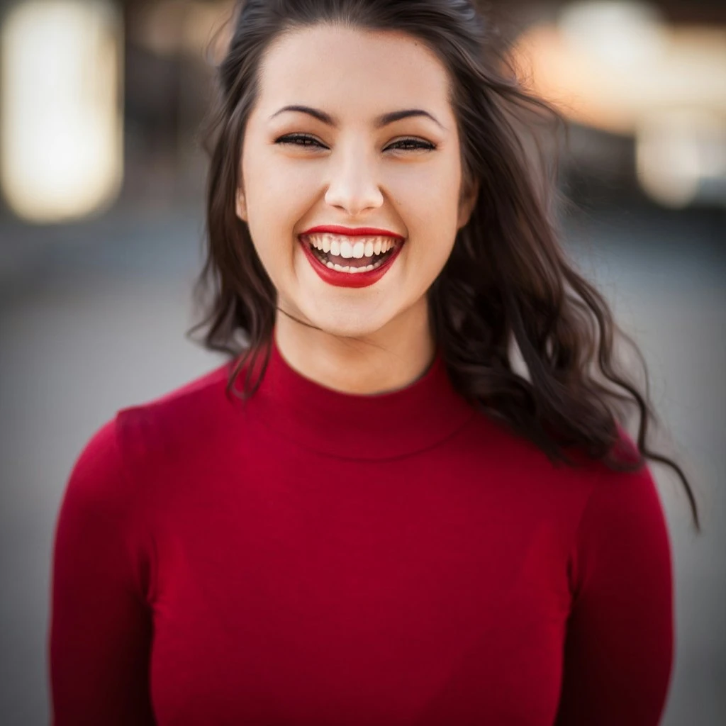 Natural Golden Hour Outdoor Portrait