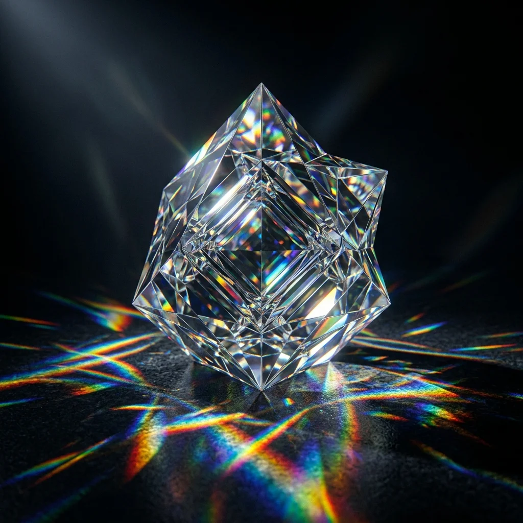 Prismatic Glass Crystal Refraction