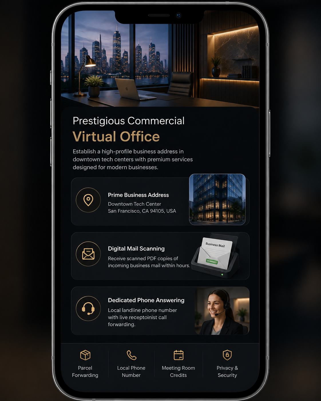 Mobile Booking App Screens