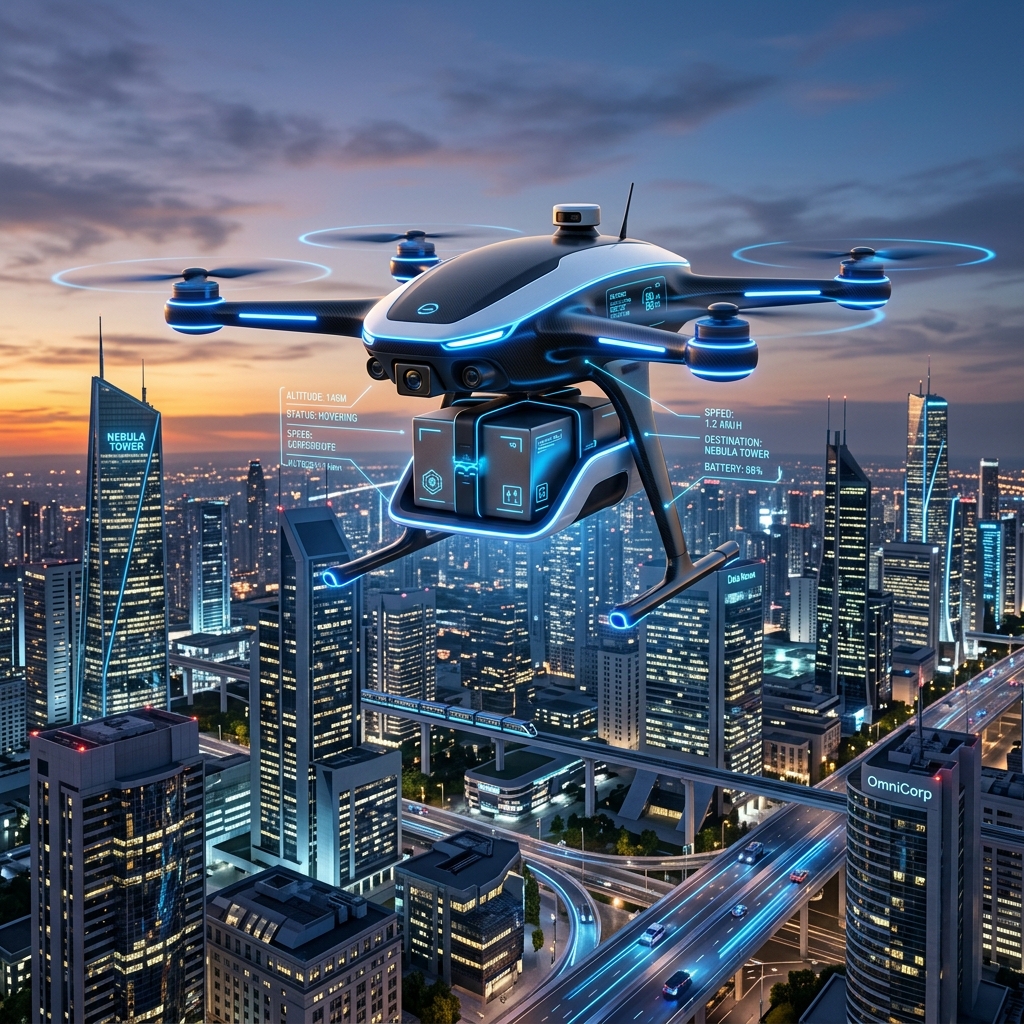 Mobile Drone Delivery Tech