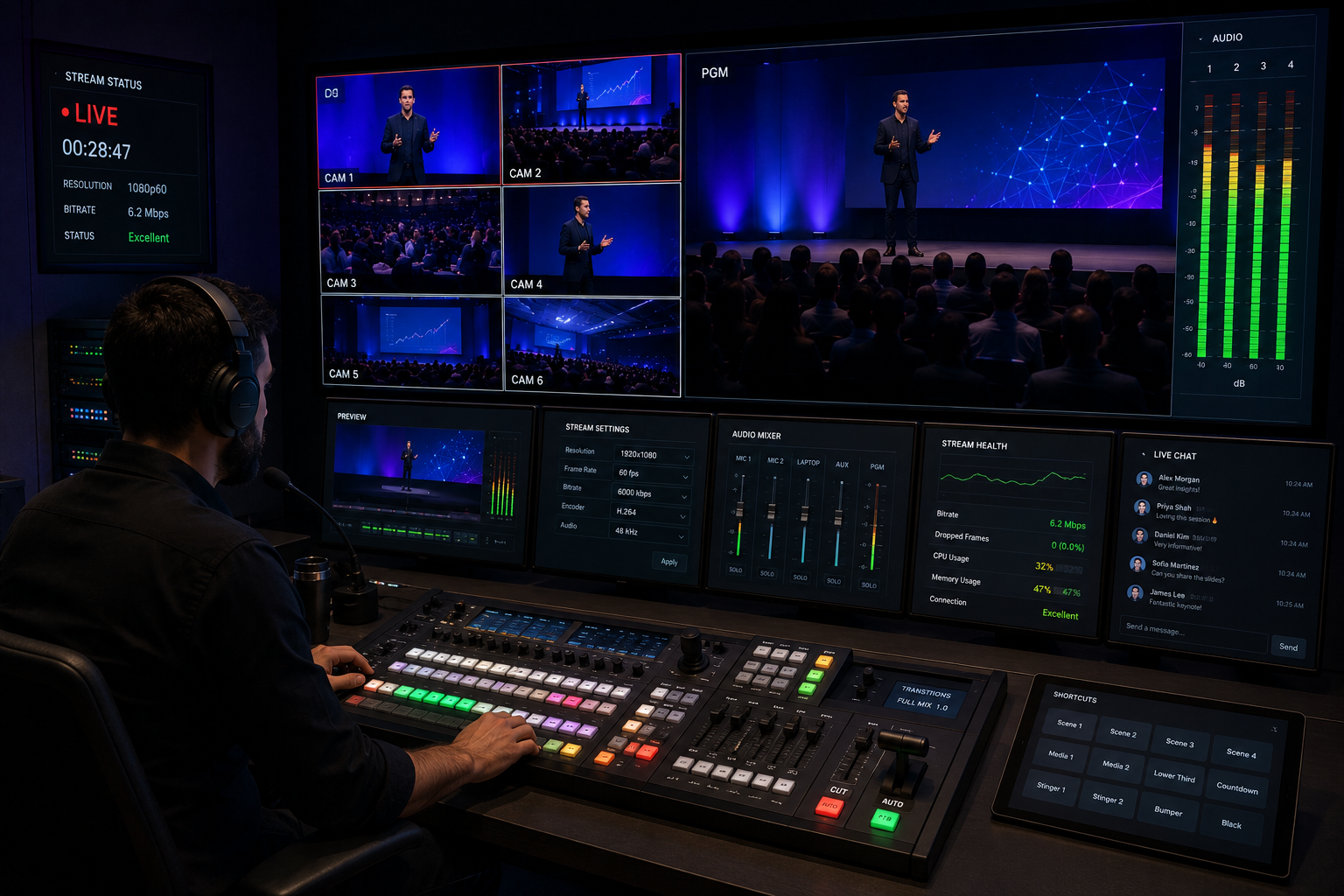 Streaming Control Room