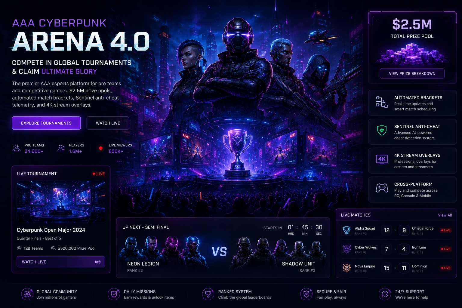 Gaming E-Sports Hub