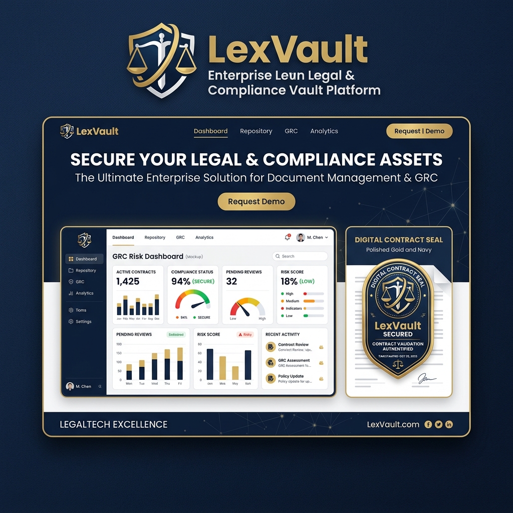 LexVault – Enterprise Legal Compliance & GRC Vault Platform