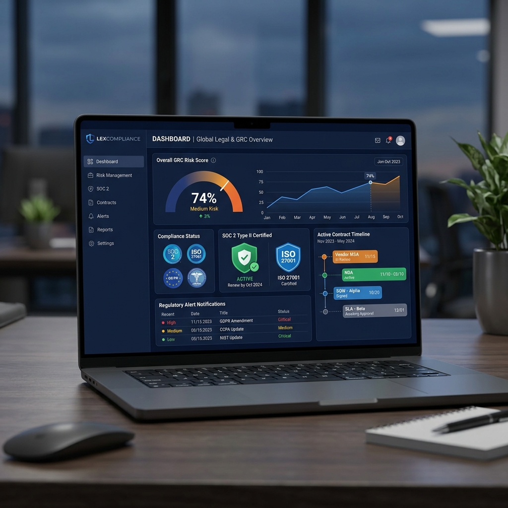 Compliance Dashboard Mockup