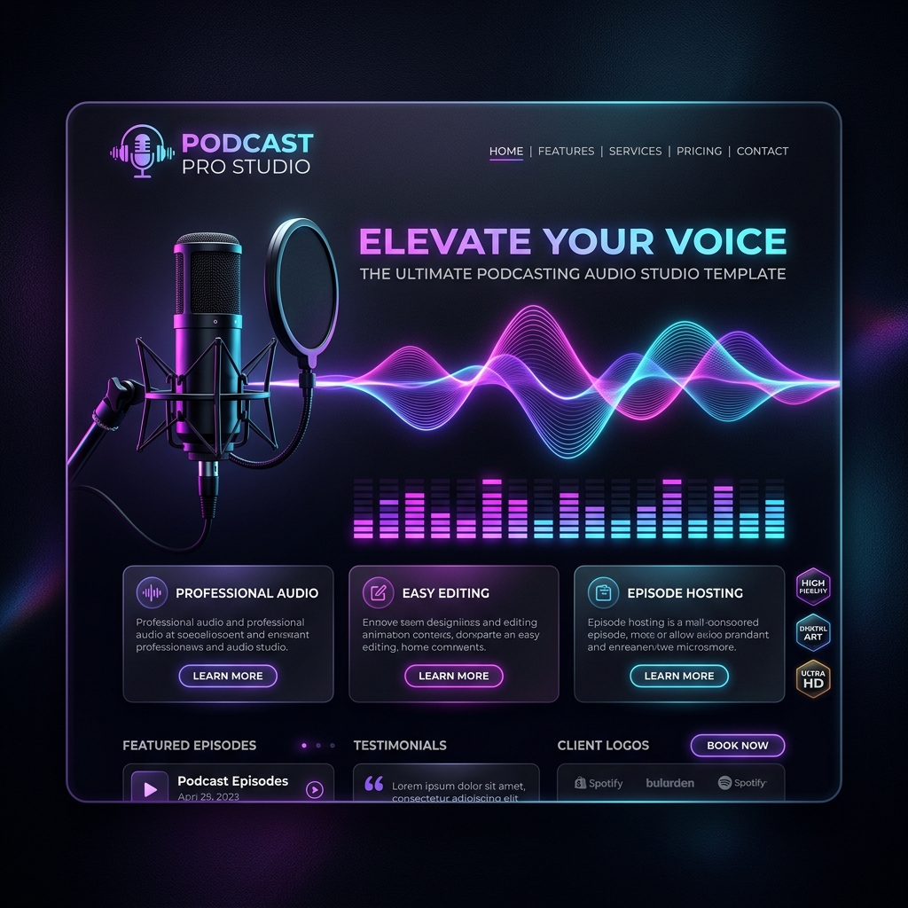 Podcasting Audio Studio