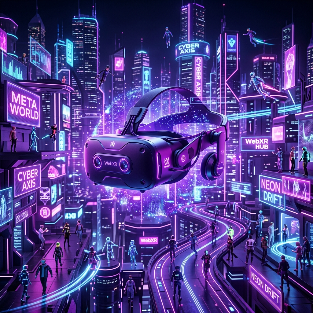 3D VR Metaverse Hub